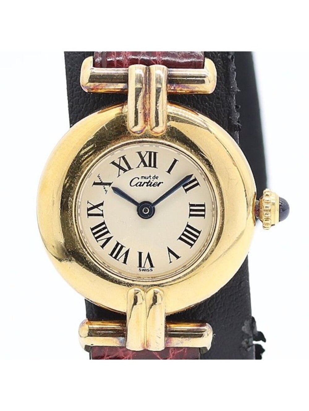 Cartier Must Colisee 925 Sterling Silver Ivory Dial Watch